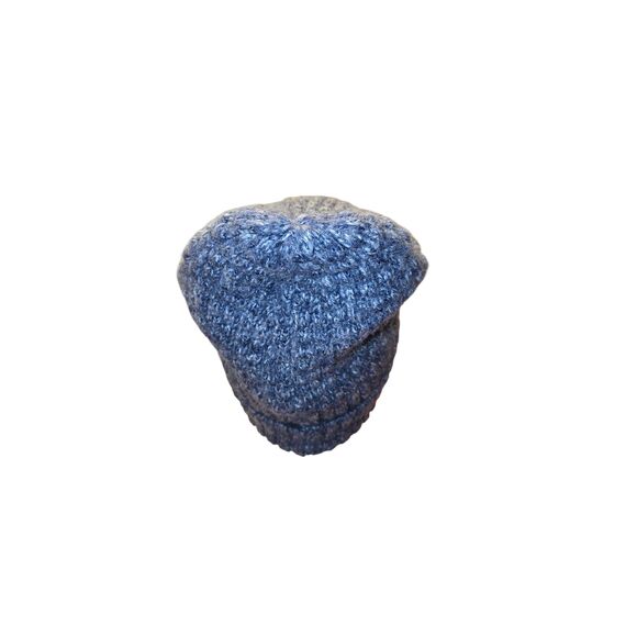 Old Navy Women's Blue Knitted Unlined Bobble Hat - Picture 3 of 6